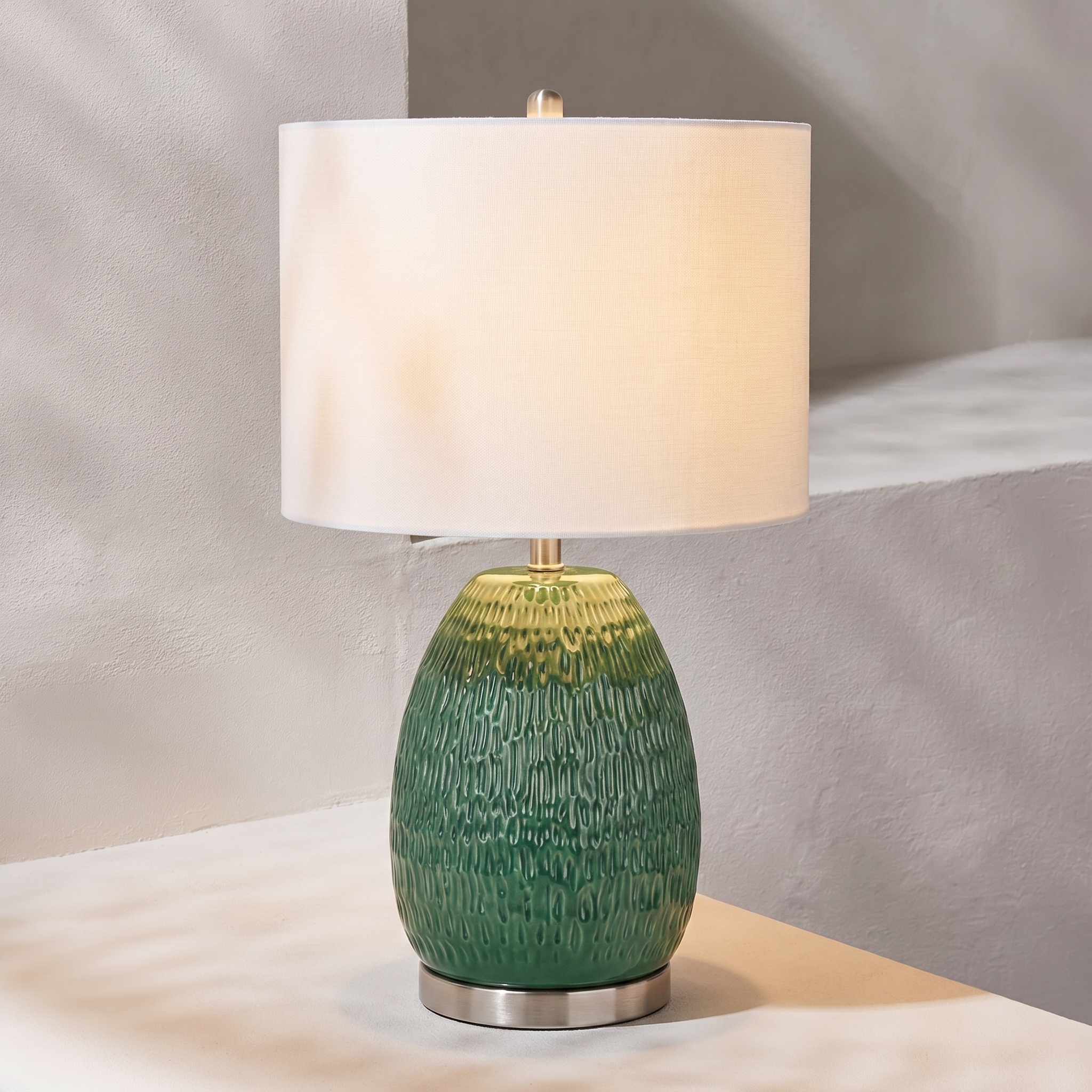 Large ceramic table lamp