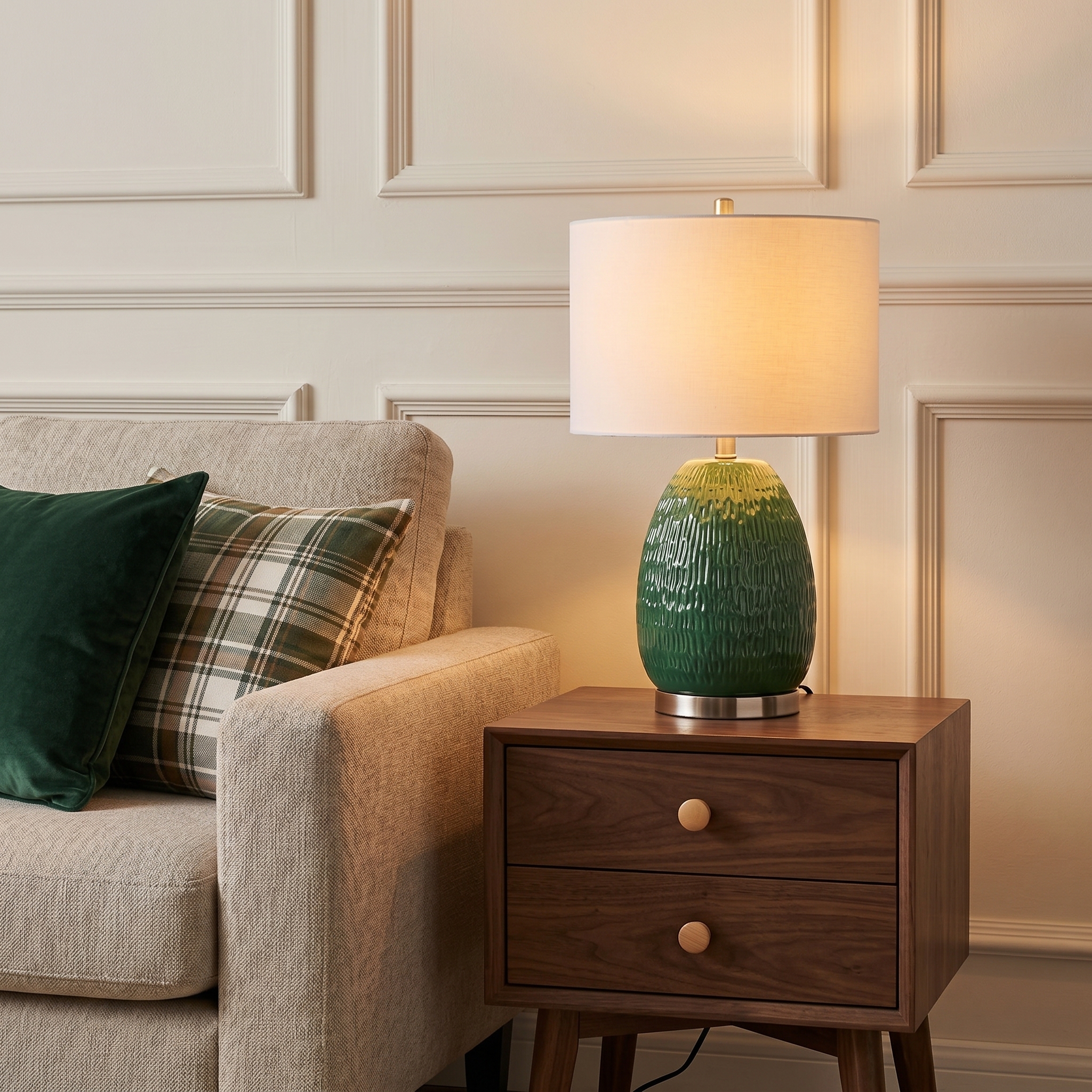 Large ceramic table lamp