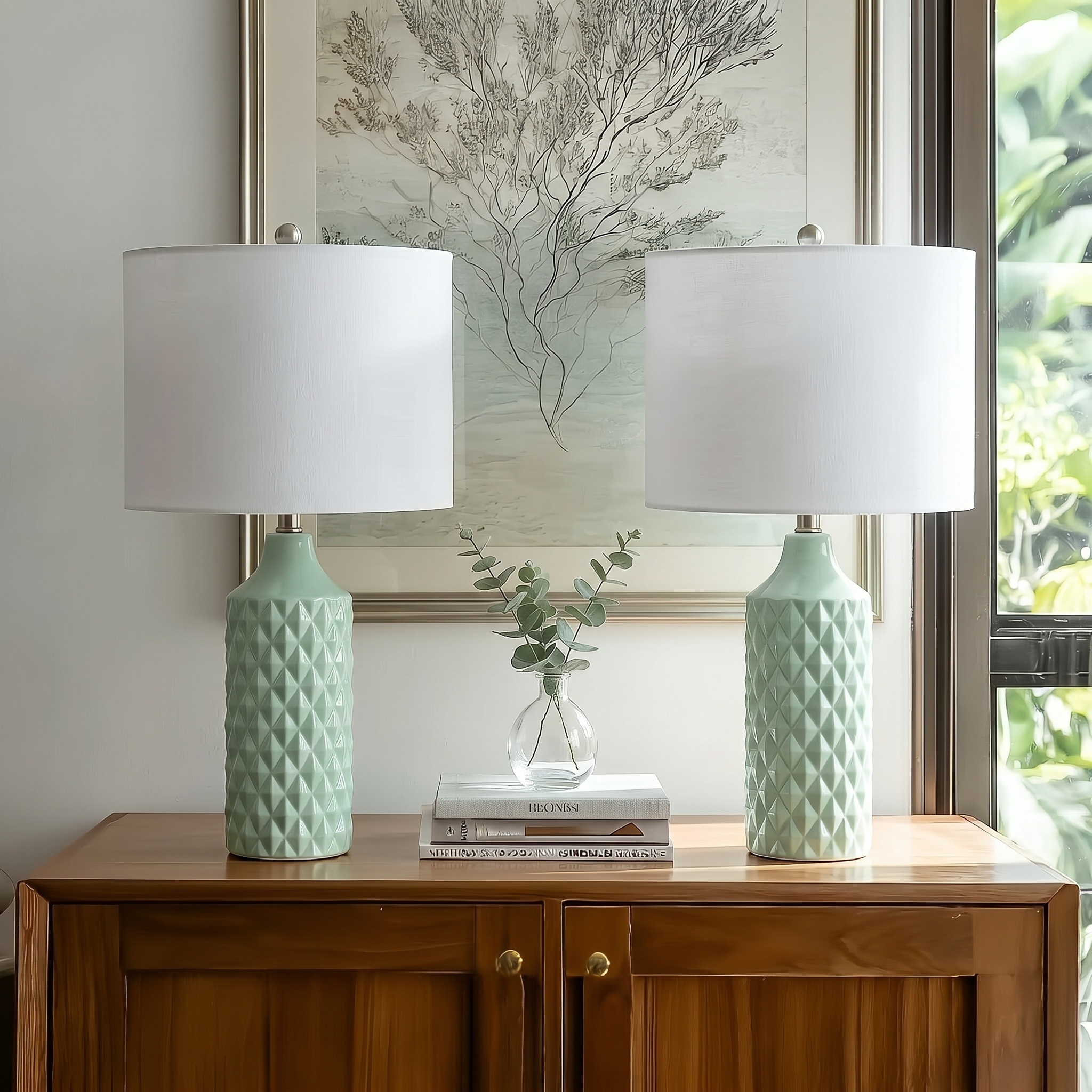 Ceramic Table Lamp 2Pack
