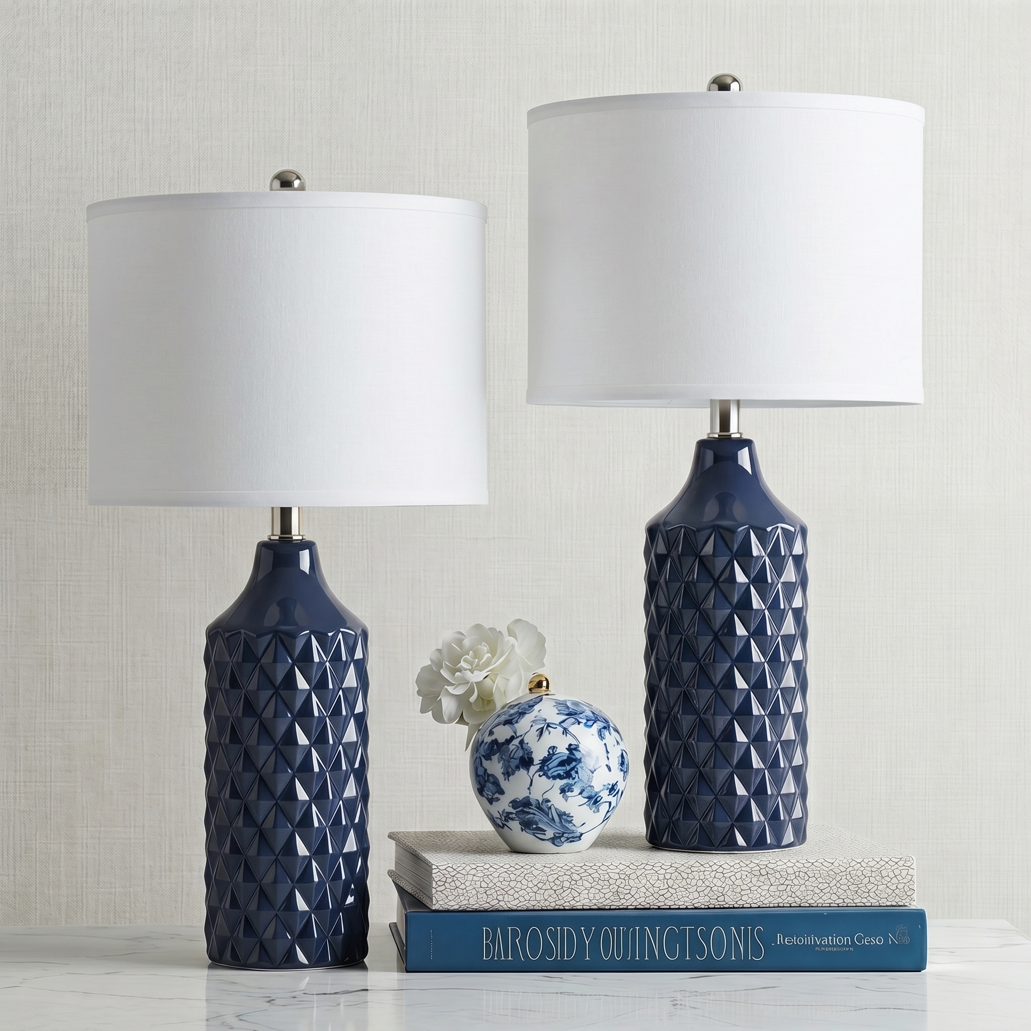 Ceramic Table Lamp 2Pack