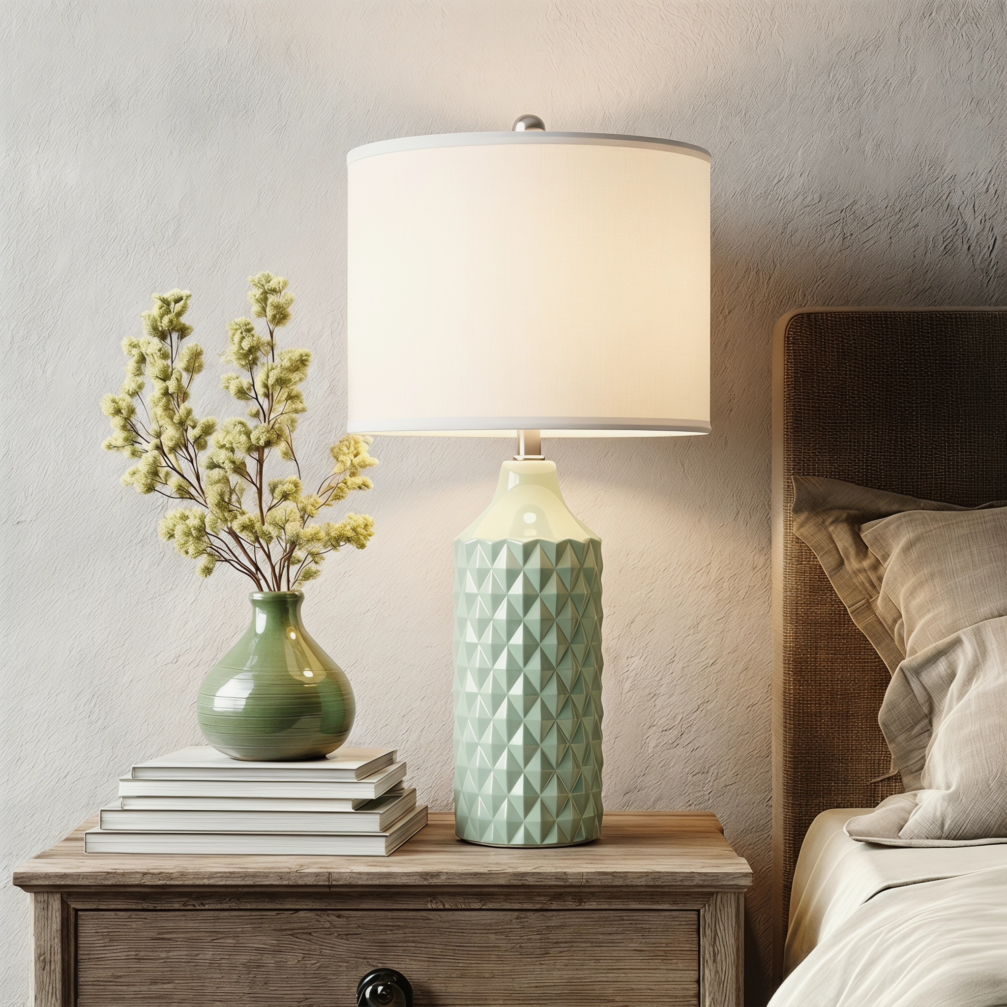 Ceramic Table Lamp 2Pack