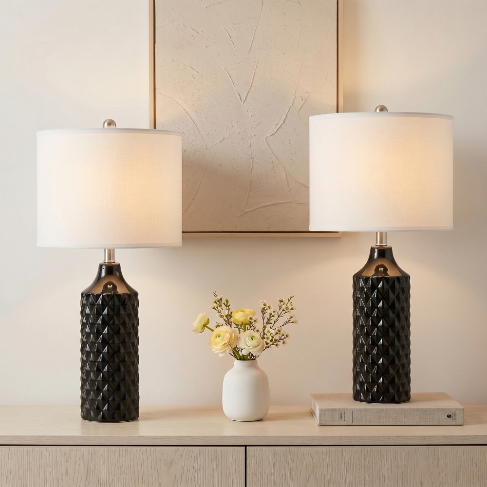 Ceramic Table Lamp 2Pack