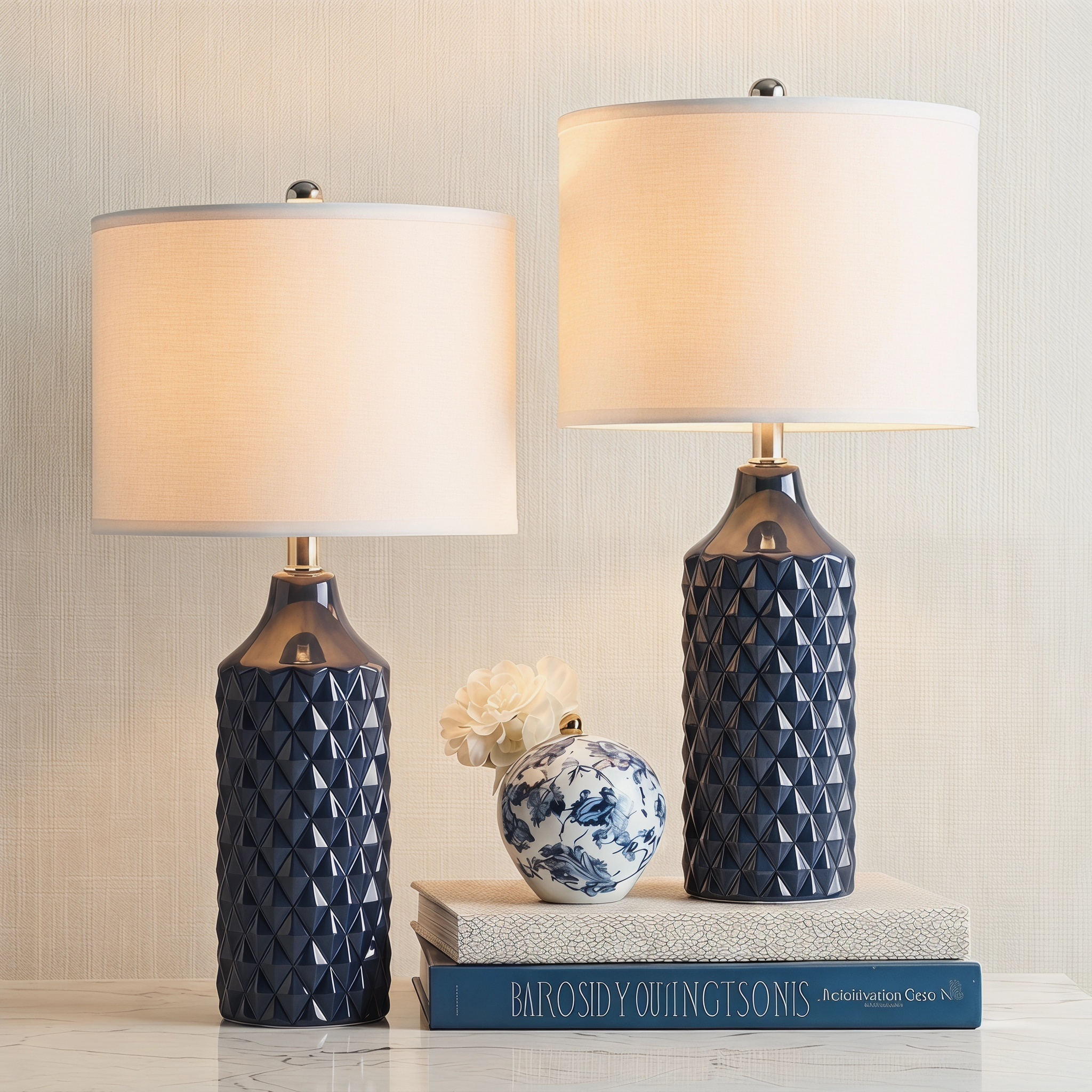 Ceramic Table Lamp 2Pack