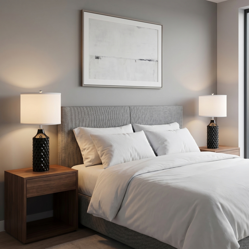 Ceramic Table Lamp 2Pack