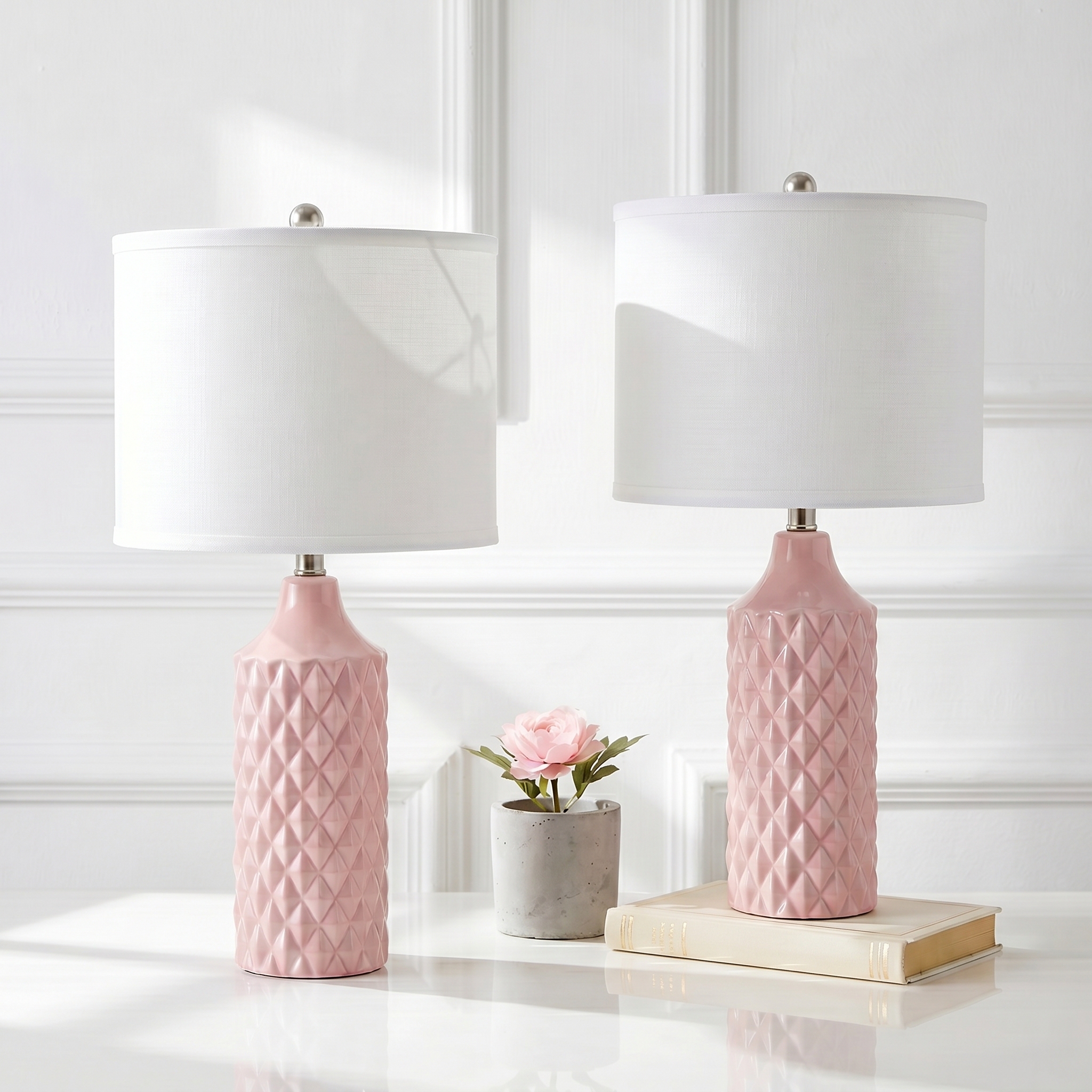 Ceramic Table Lamp 2Pack