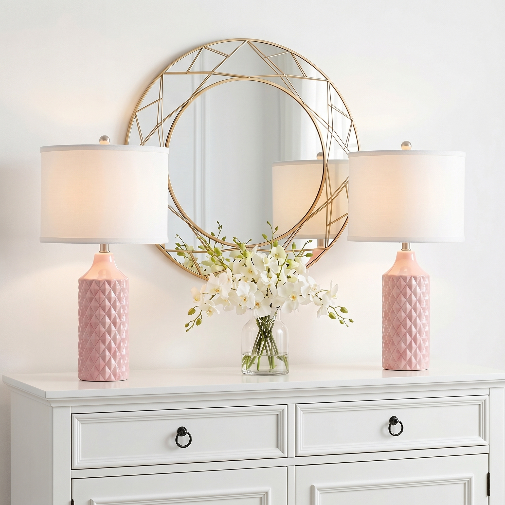 Ceramic Table Lamp 2Pack