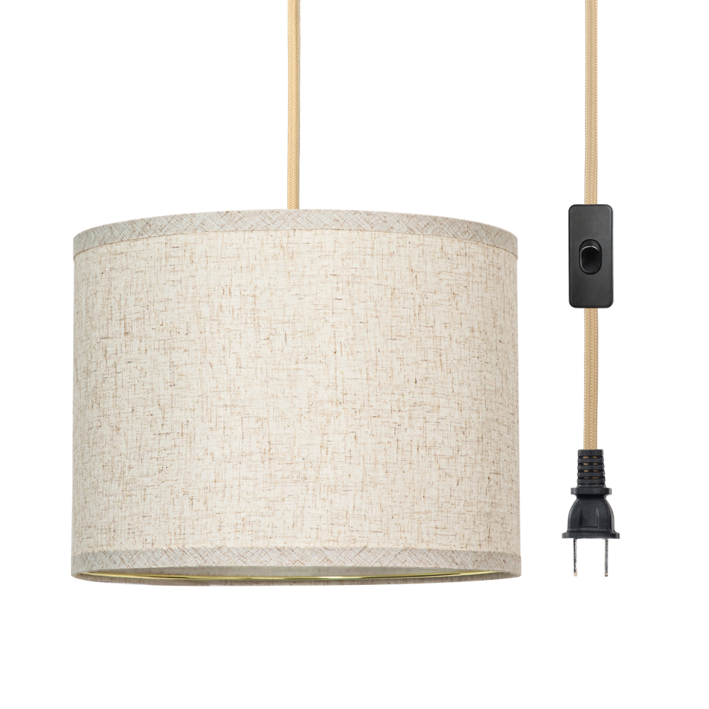 Printed chandelier with plug