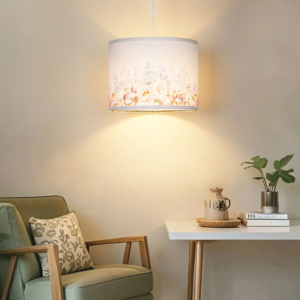 Printed chandelier with plug