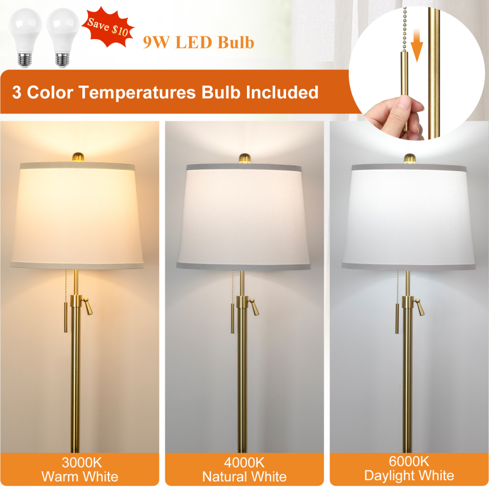 Metal Base Liftable Table Lamp-30in-2Pack