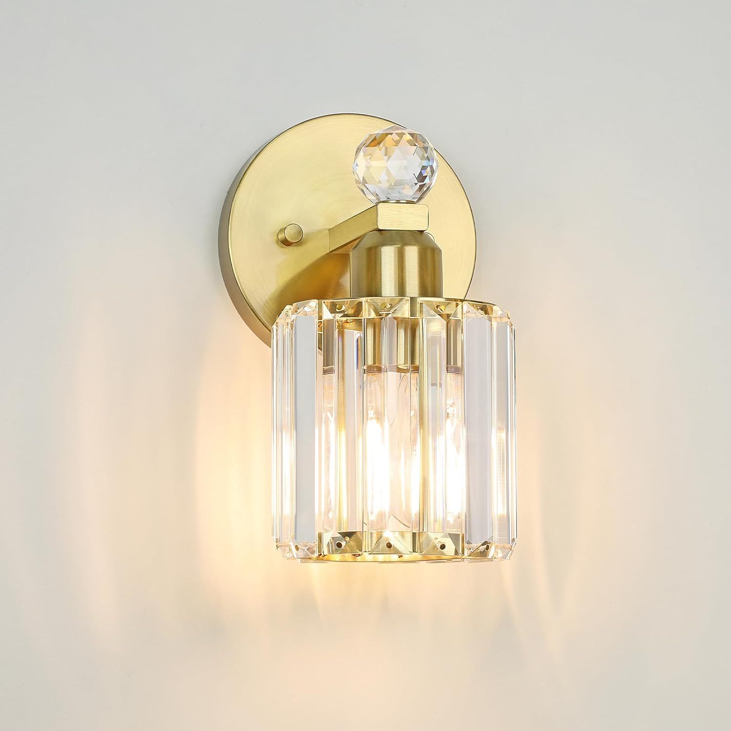 Crystal Bathroom Wall Lamp Single Head