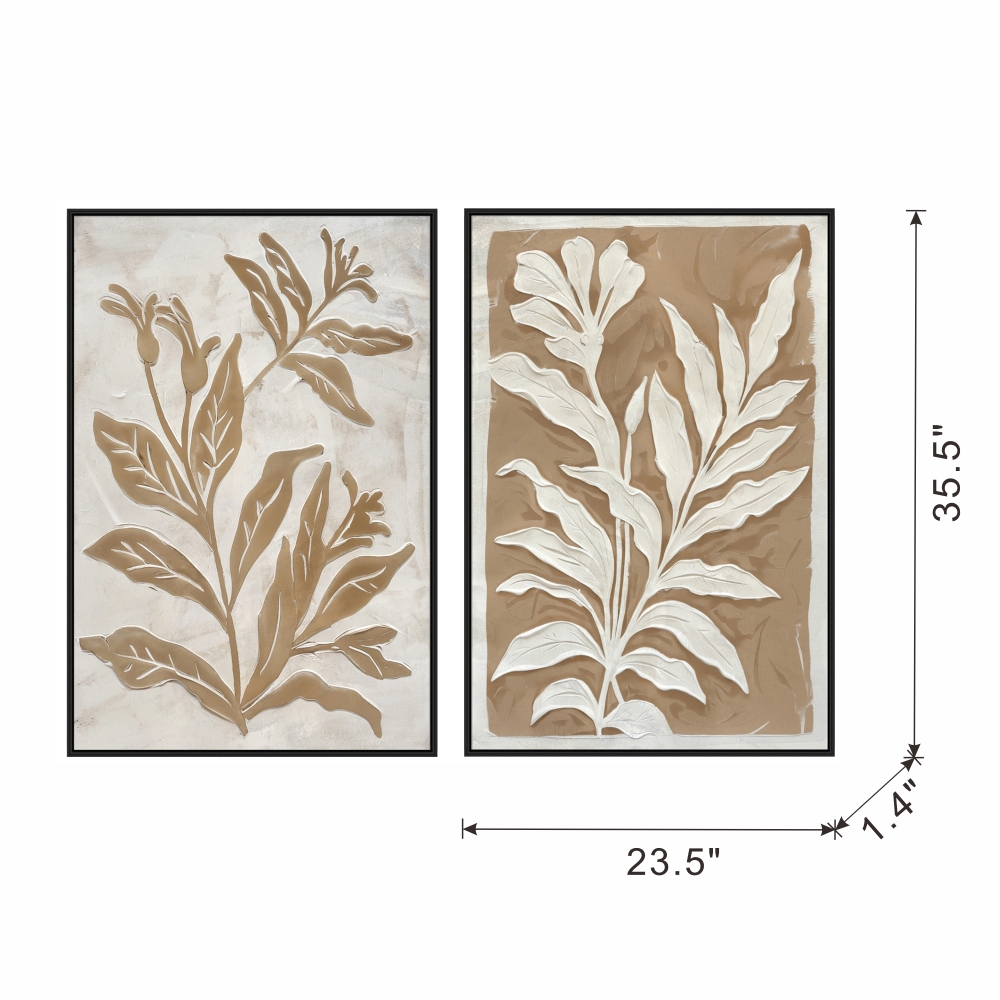 Shadow Box Wall Décor, 23.5x1x35.5"