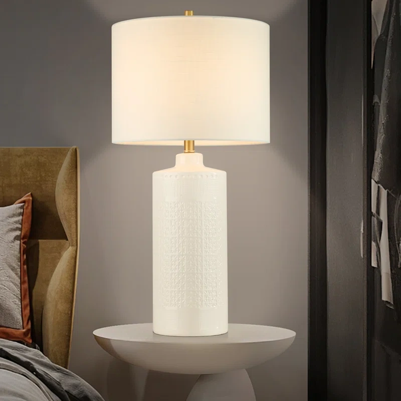 Large ceramic table lamp