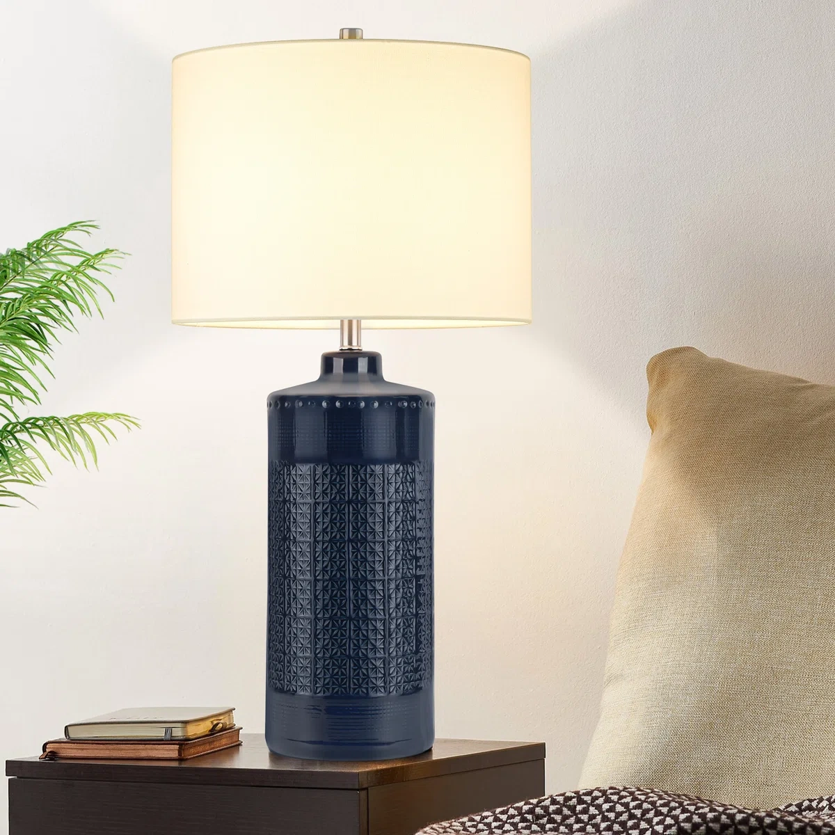 Large ceramic table lamp