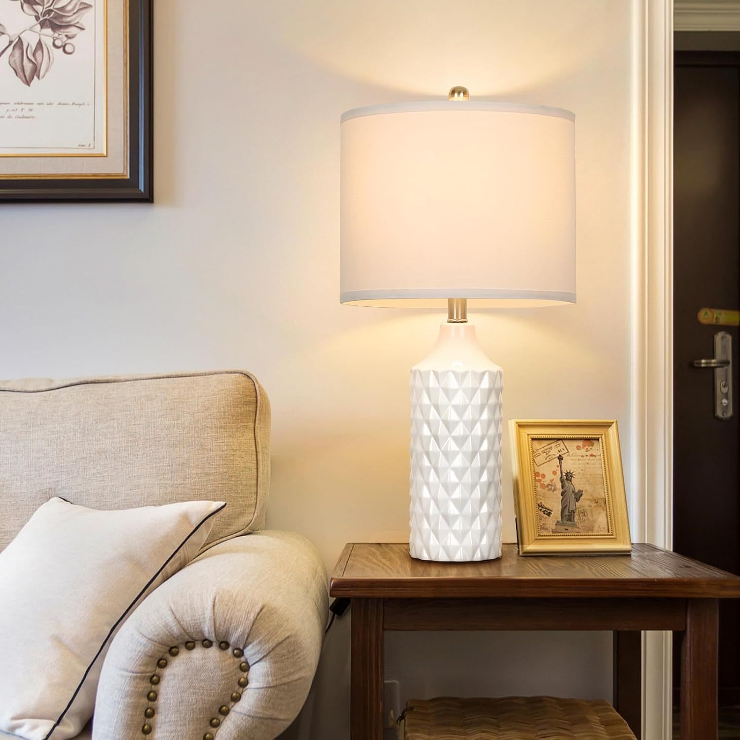 Ceramic Table Lamp 2Pack