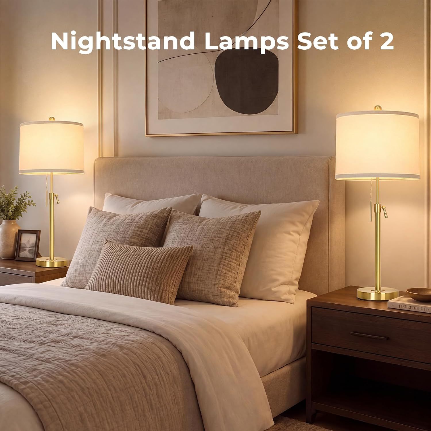 Marble Lift Function Table Lamp 30in-2Pack