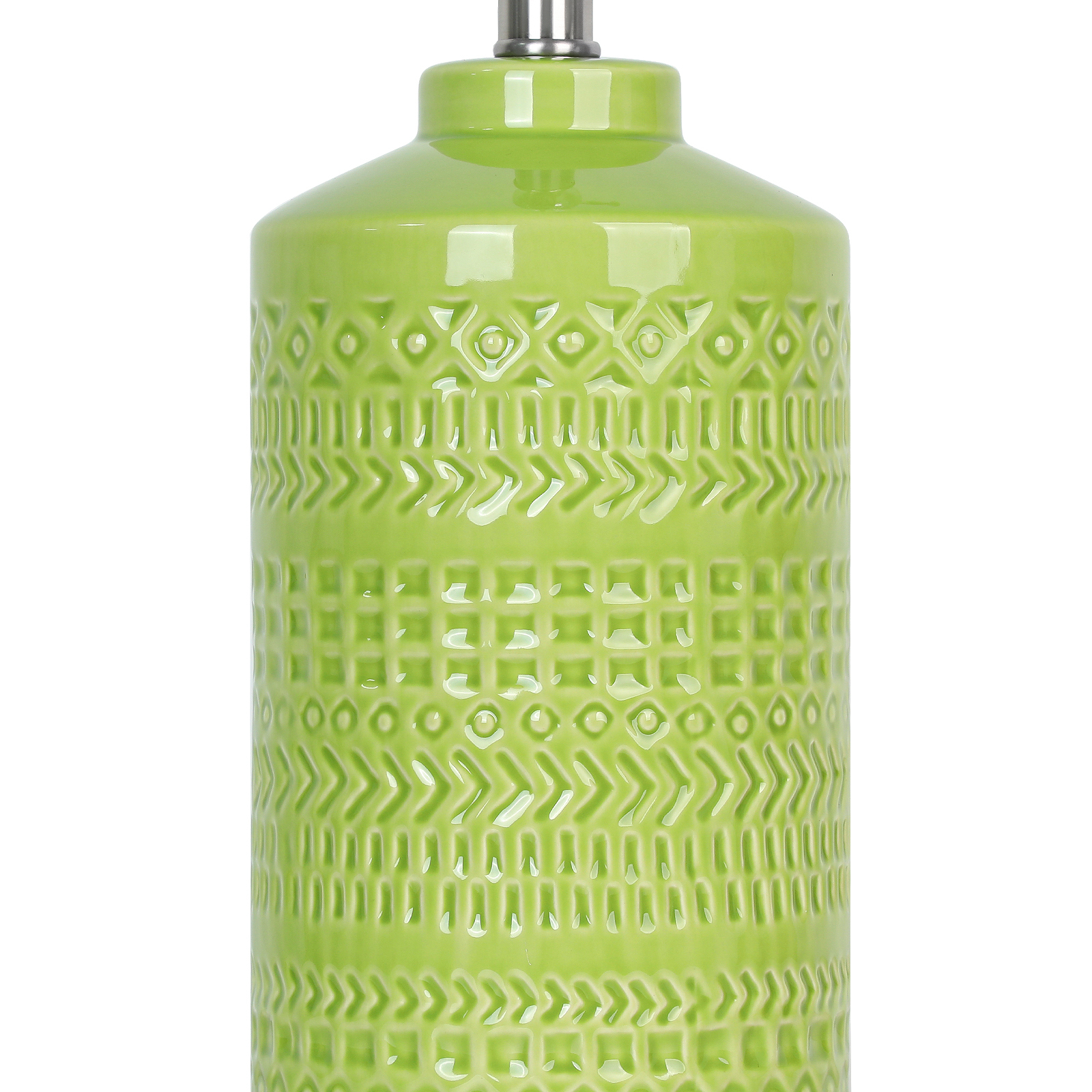 Straight Ceramic Table Lamp 25in