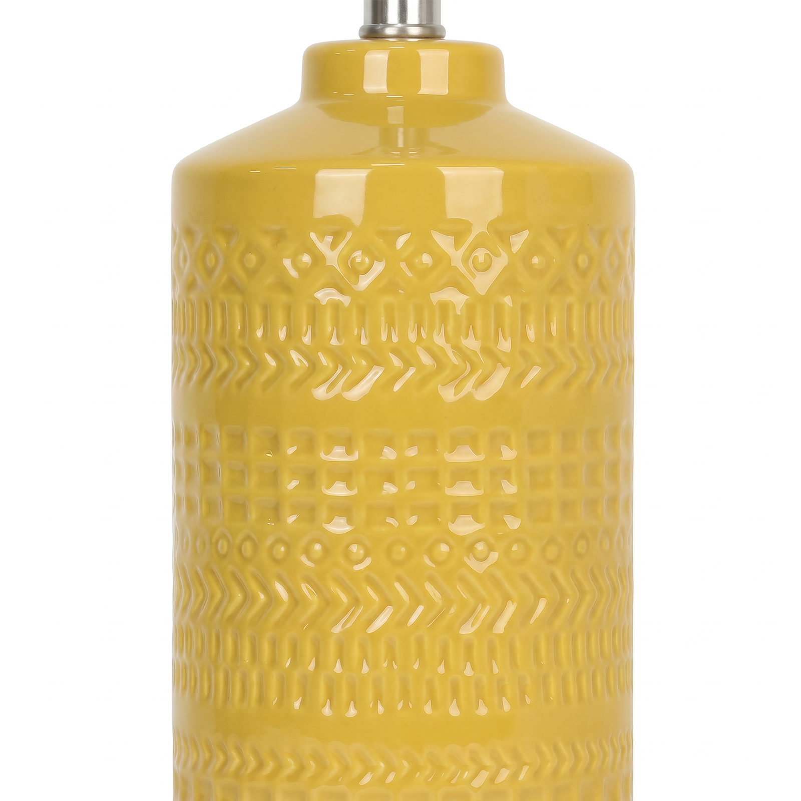 Straight Ceramic Table Lamp 25in