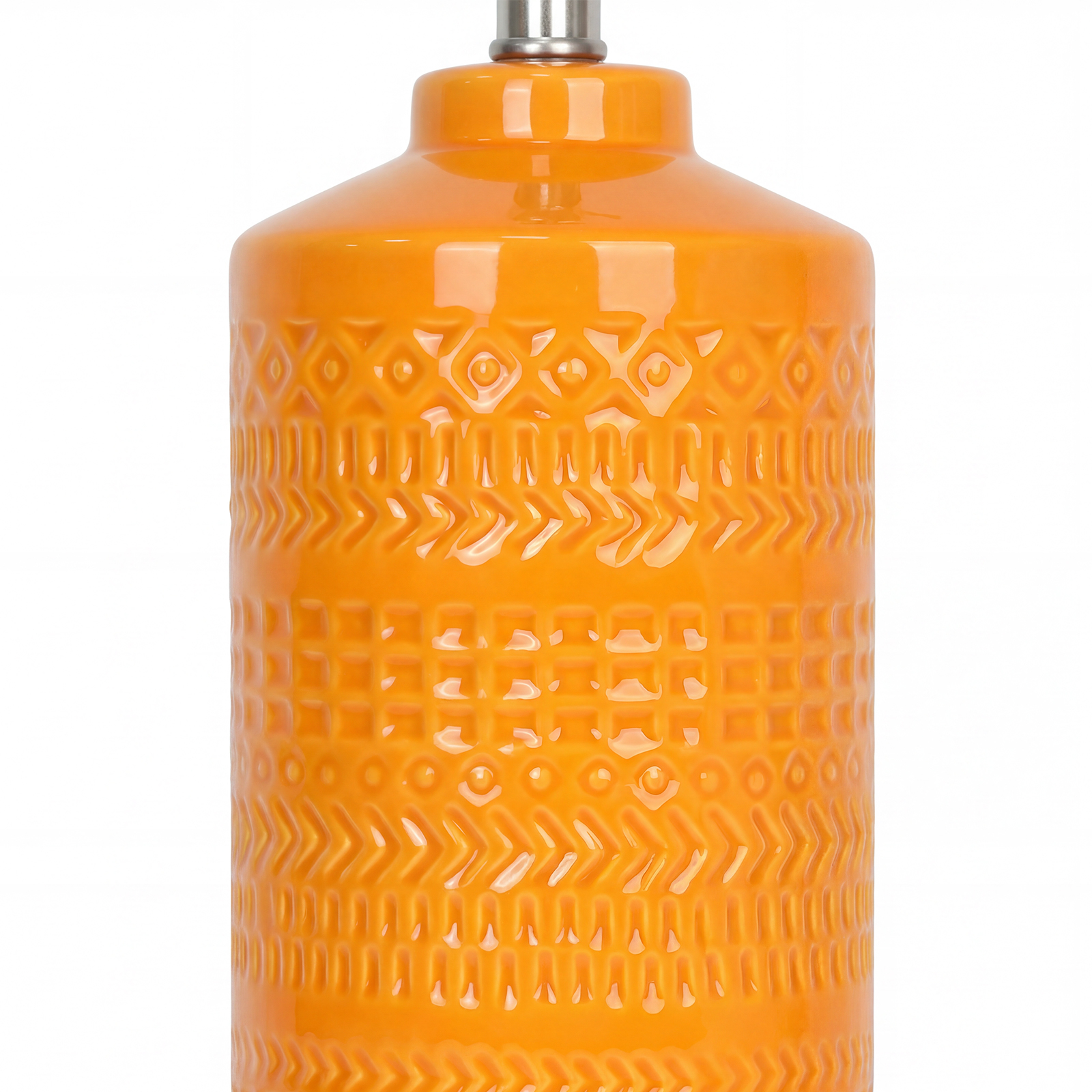 Straight Ceramic Table Lamp 25in