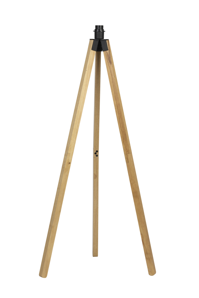 Wooden floor lamp