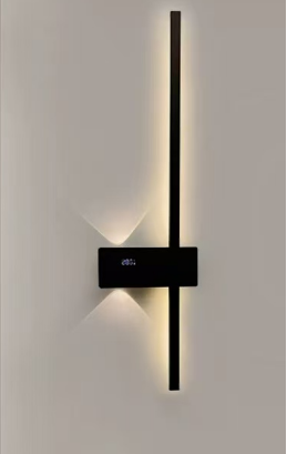 Clock wall lamp