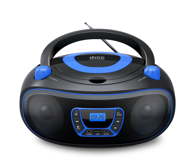 New Portable CD Boombox With DAB