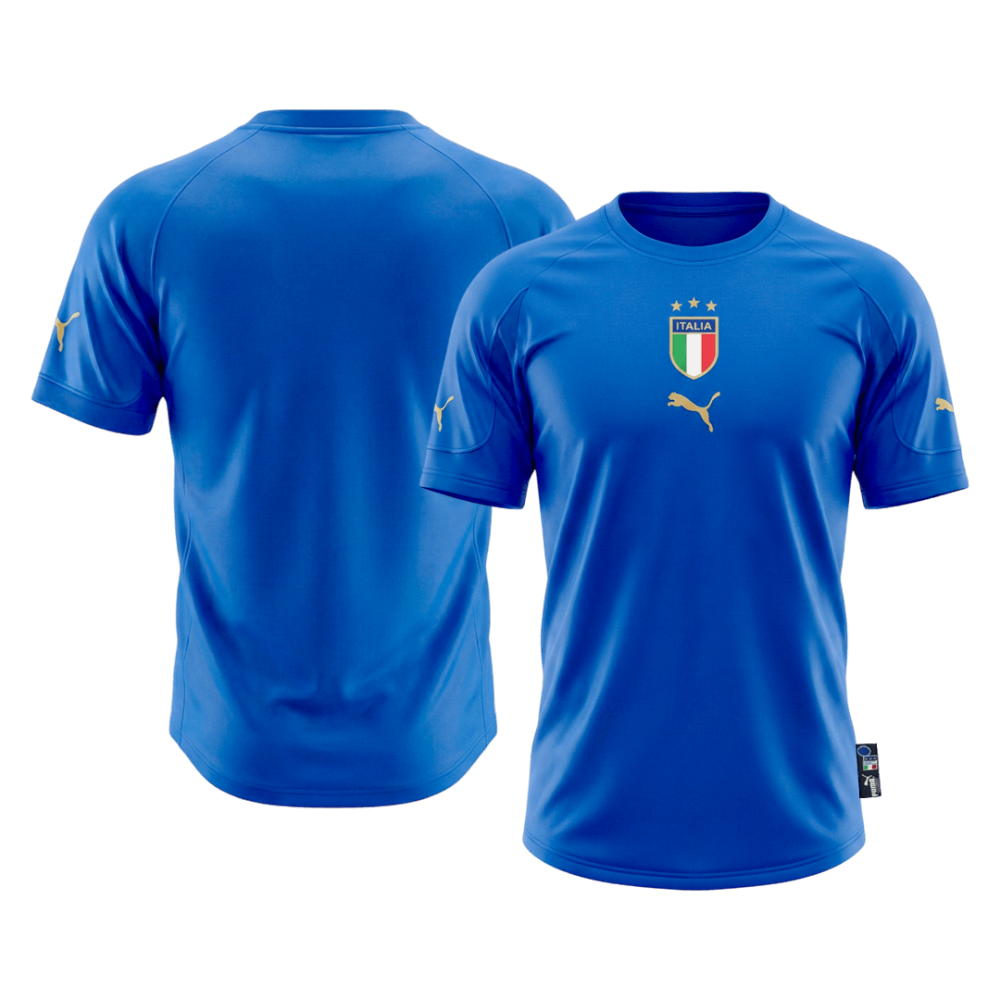 Retro Soccer Jersey Italy Away 2004