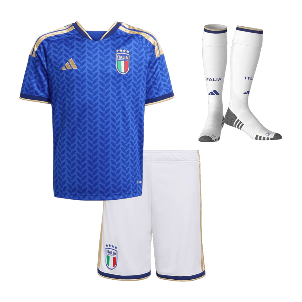 Italy Home Kids Soccer Jerseys Full Kit World Cup 2026