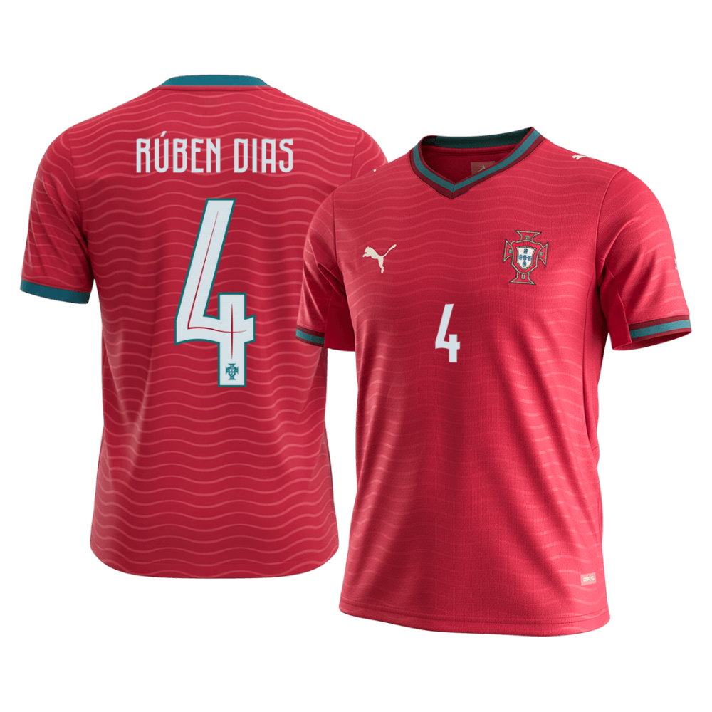 Portugal Home Soccer Jersey World Cup 2026