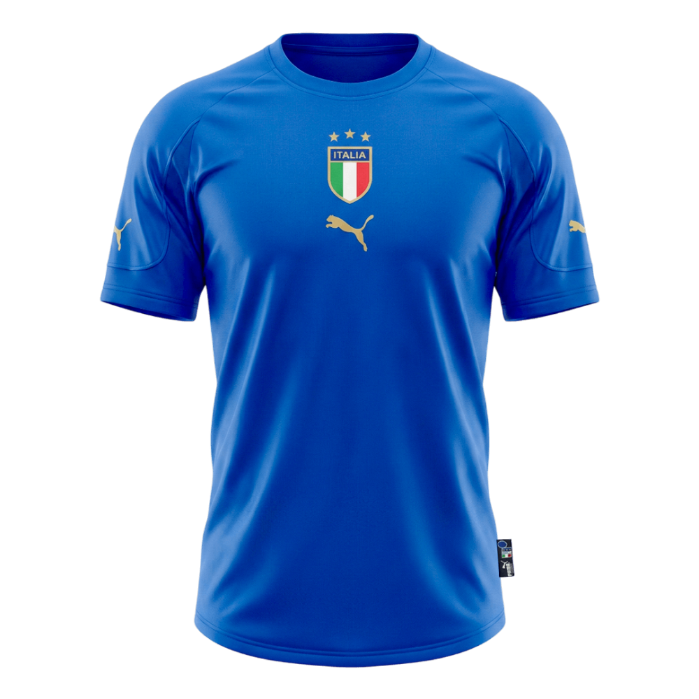 Retro Soccer Jersey Italy Away 2004