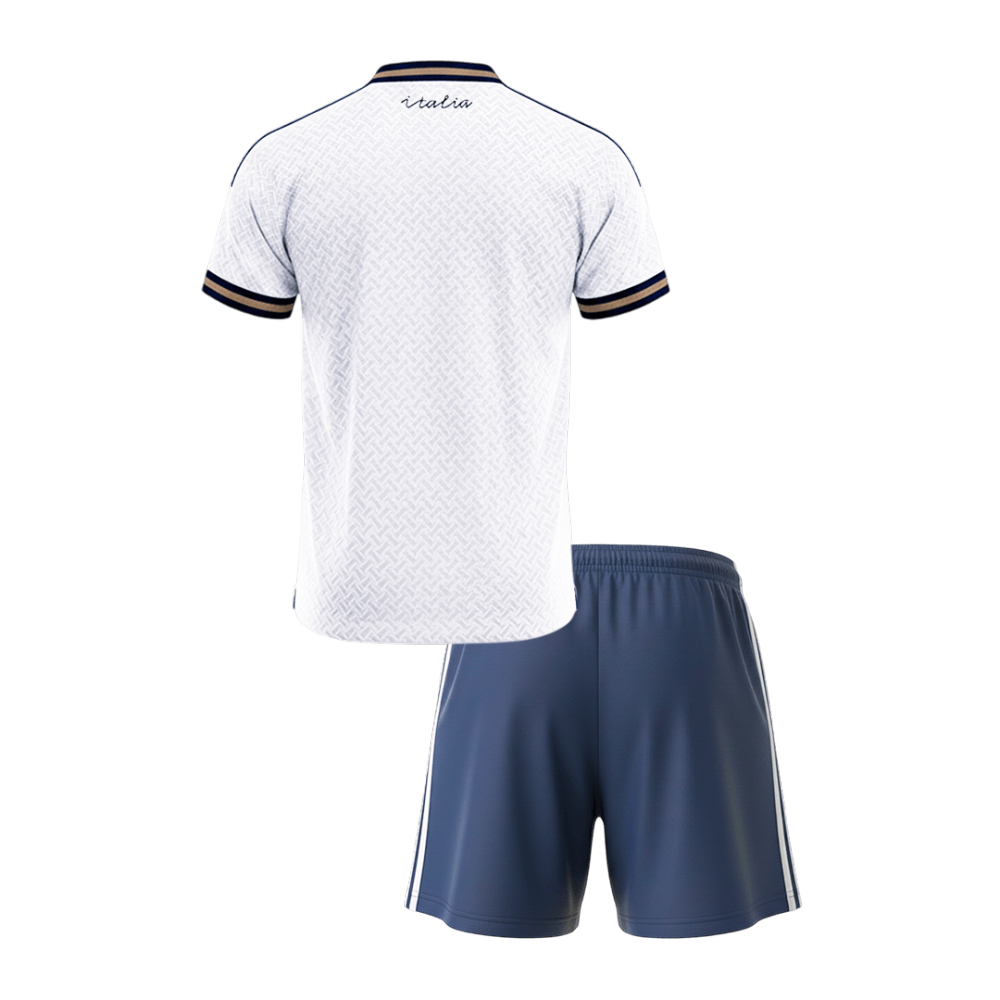 Italy Away World Cup Kids Soccer Jerseys Kit 2026