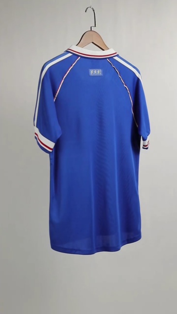 France Retro Soccer Jersey France Home 1998