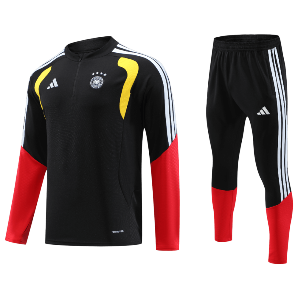 Germany 1/4 Zip Tracksuit 2026 Kids Adult Black