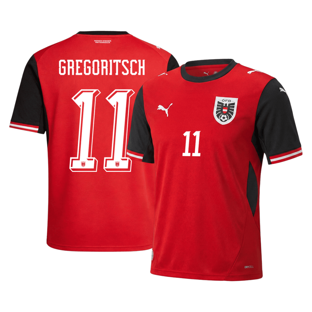 Austria Home Soccer Jersey World Cup 2026