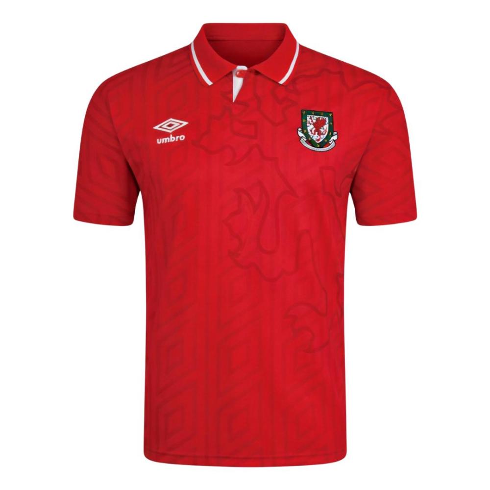 Retro Soccer Jersey Wales Home 1992/94