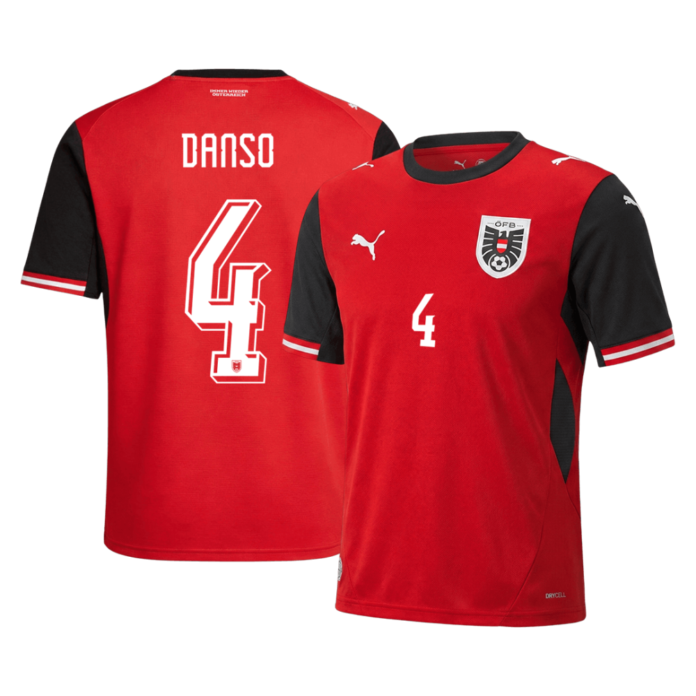 Austria Home Soccer Jersey World Cup 2026