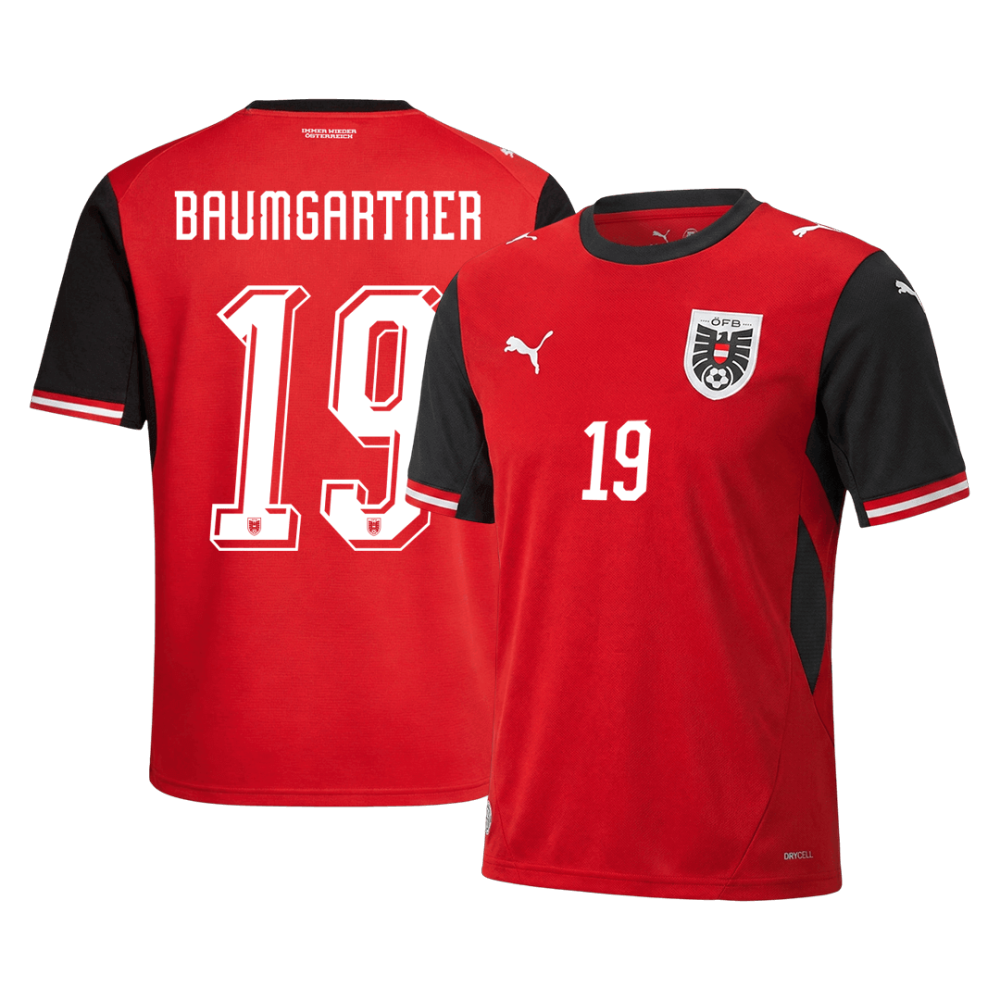 Austria Home Soccer Jersey World Cup 2026