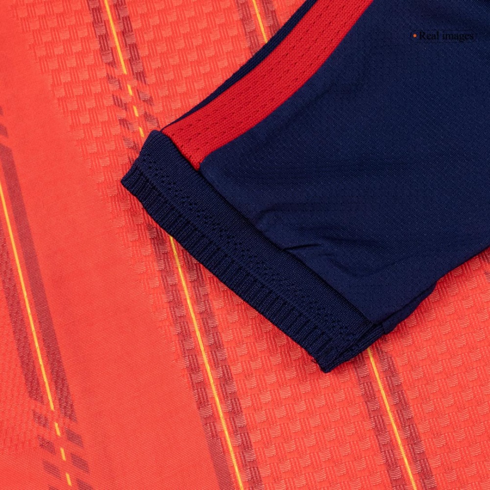 Spain Home Long Sleeve Player Version Jersey World Cup 2026