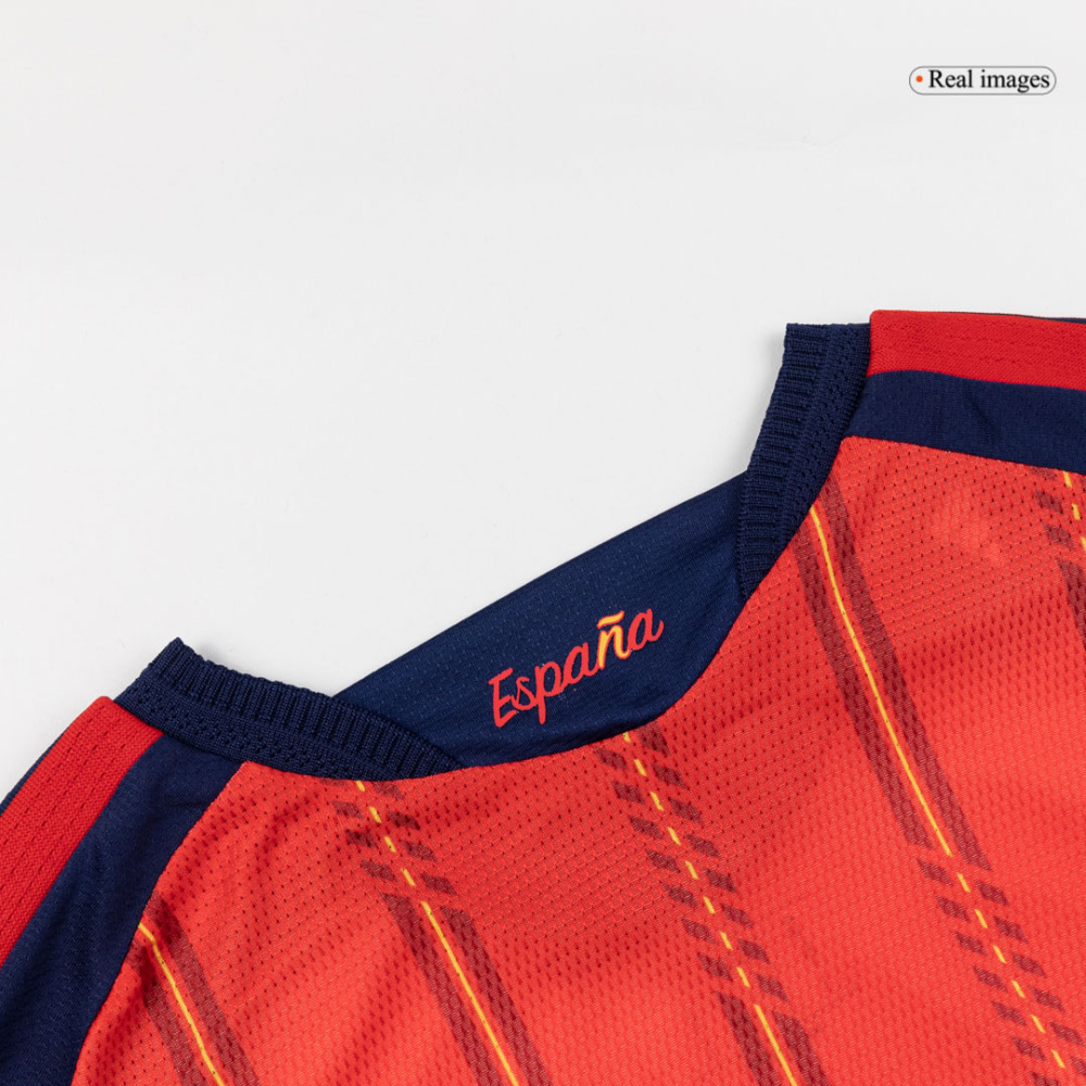 Spain Home Long Sleeve Player Version Jersey World Cup 2026