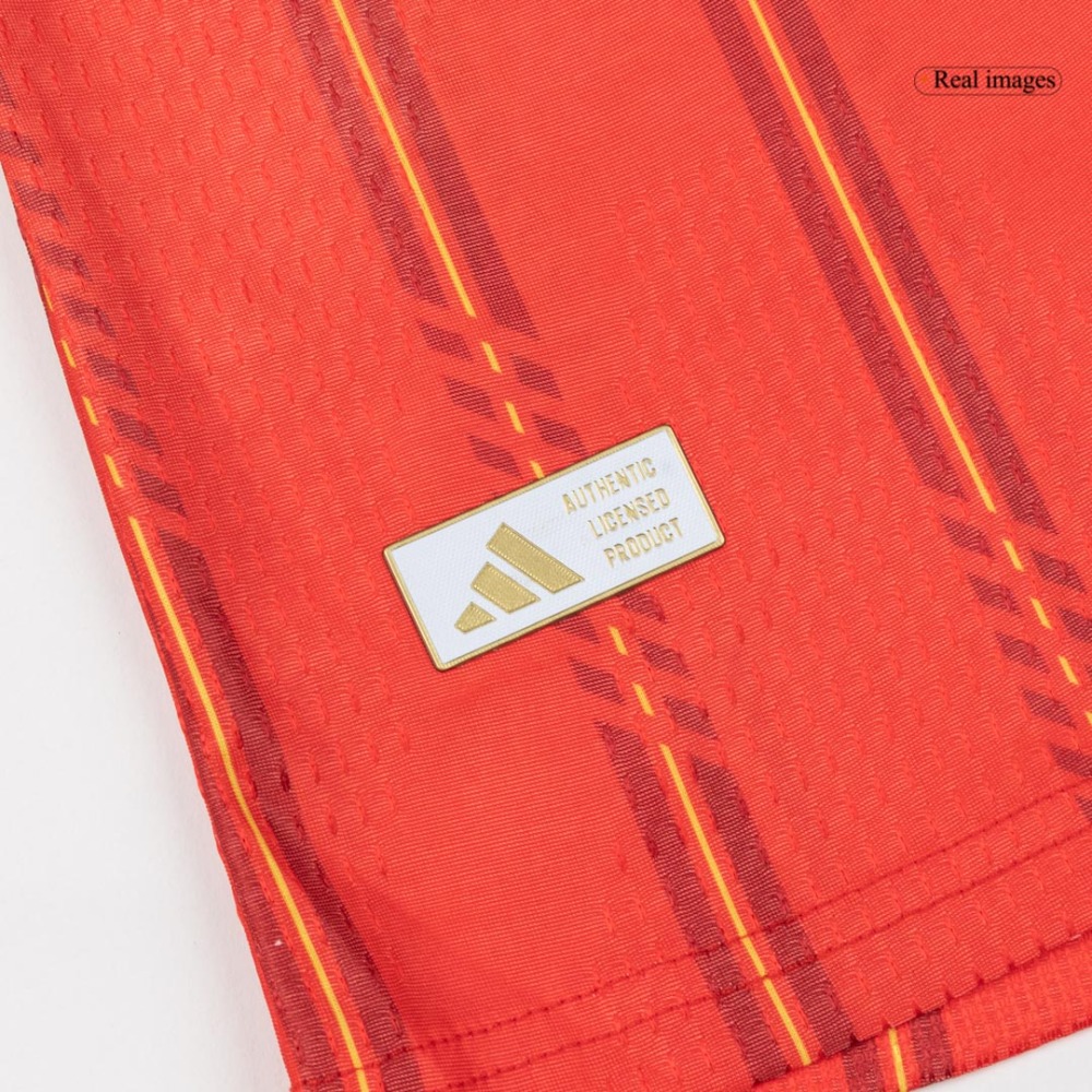Spain Home Long Sleeve Player Version Jersey World Cup 2026