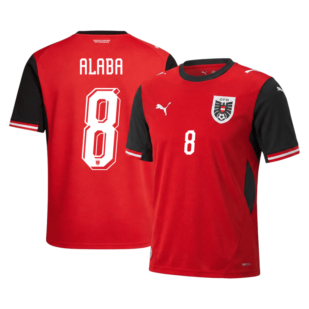 Austria Home Soccer Jersey World Cup 2026