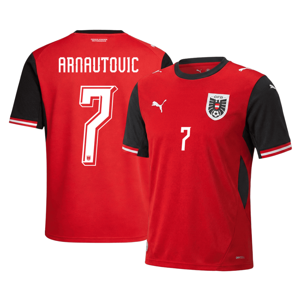 Austria Home Soccer Jersey World Cup 2026
