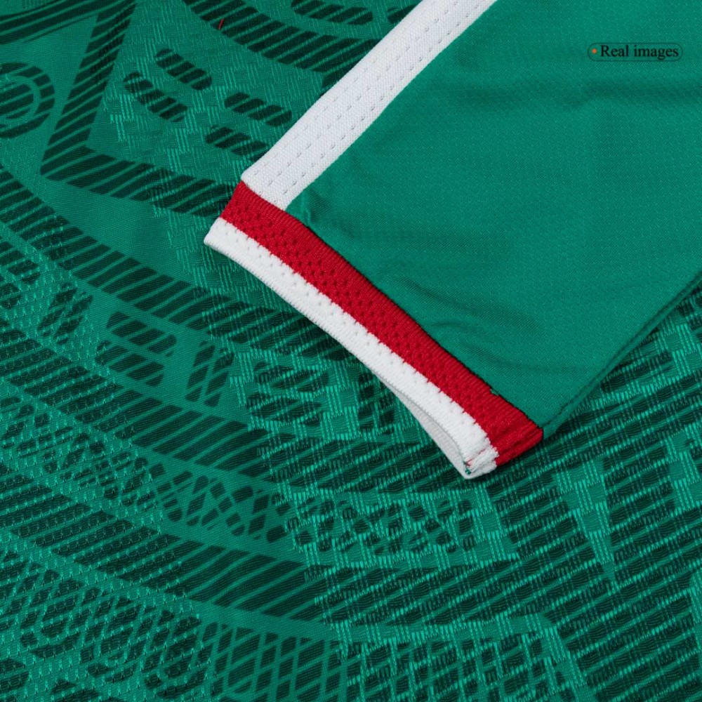 Mexico Home Long Sleeve Player Version Jersey World Cup 2026