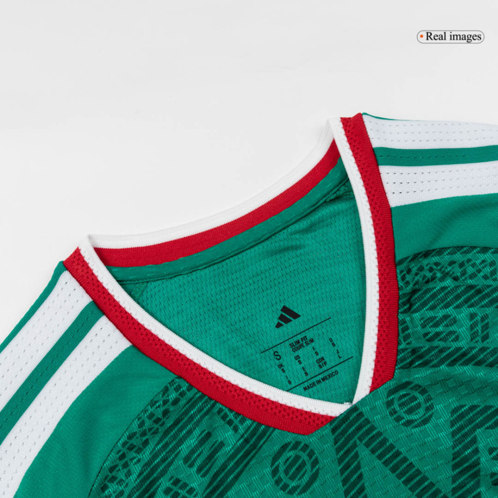 Mexico Home Long Sleeve Player Version Jersey World Cup 2026