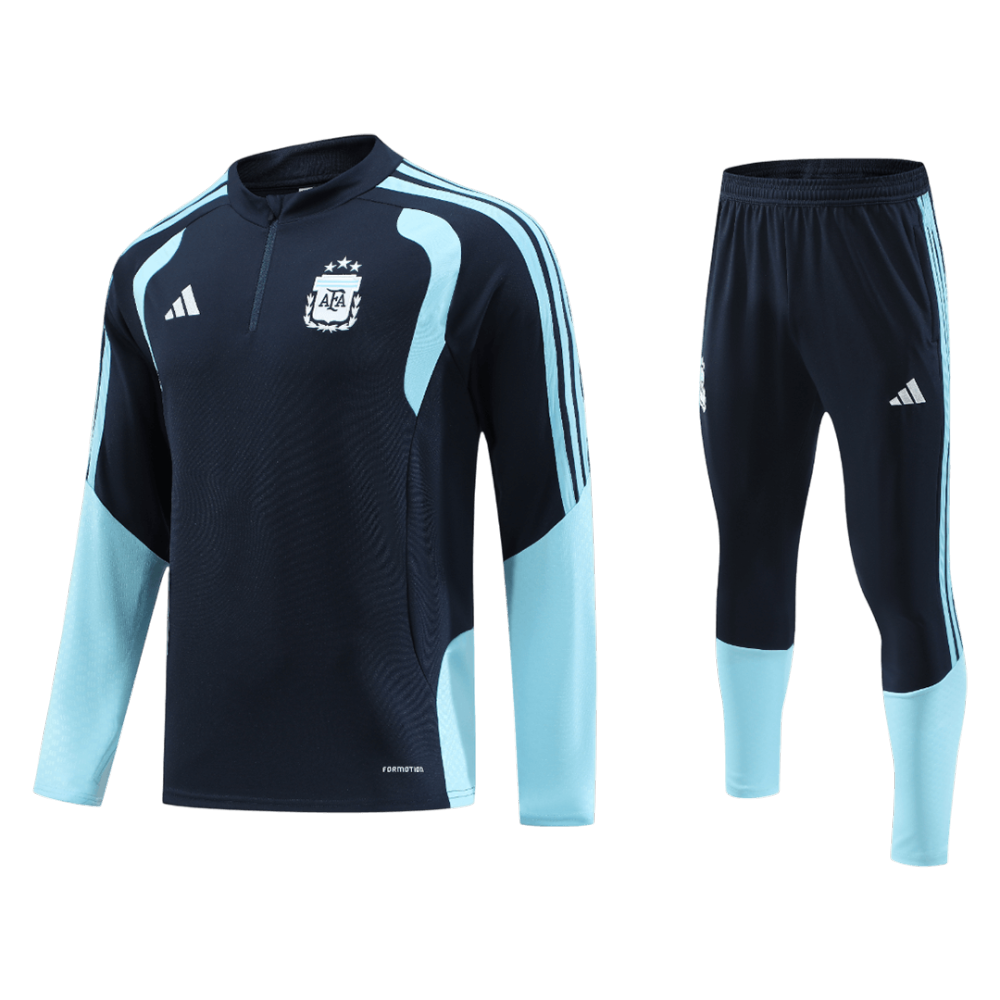 Argentina 1/4 Zip Tracksuit 2026 Kids Adult Navy