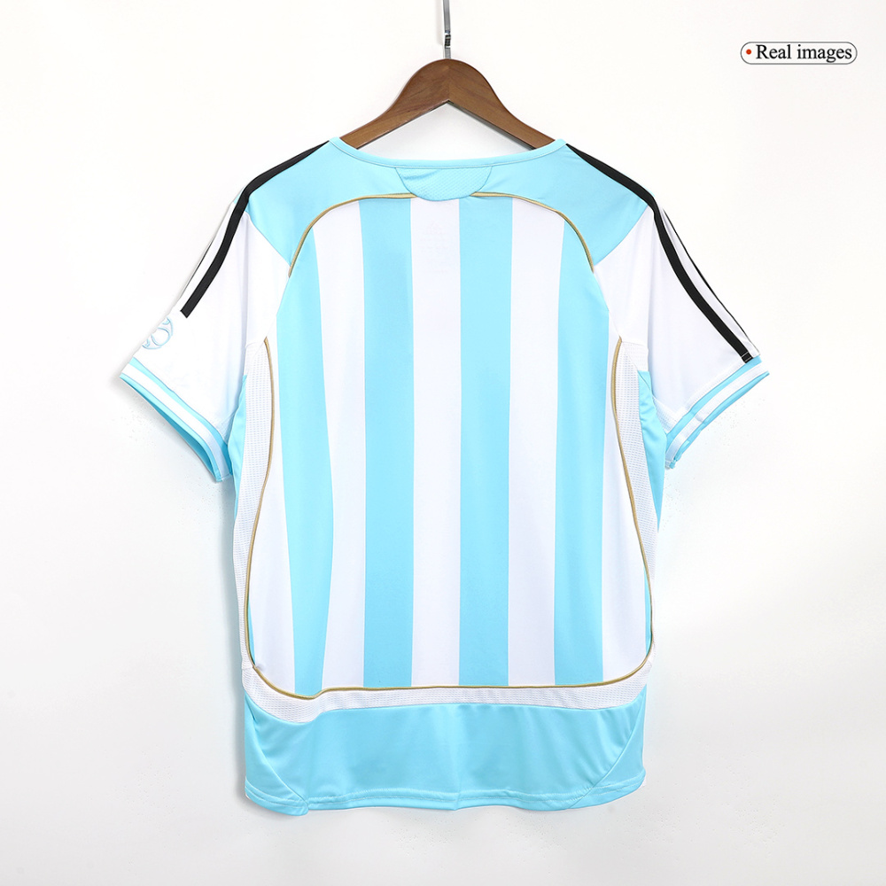 Retro Jersey Argentina Home World Cup 2006