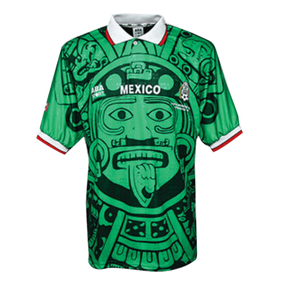 Retro Soccer Jersey Mexico Home 1998