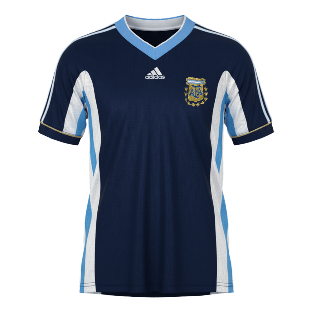 Retro Soccer Jersey Argentina Away 1998