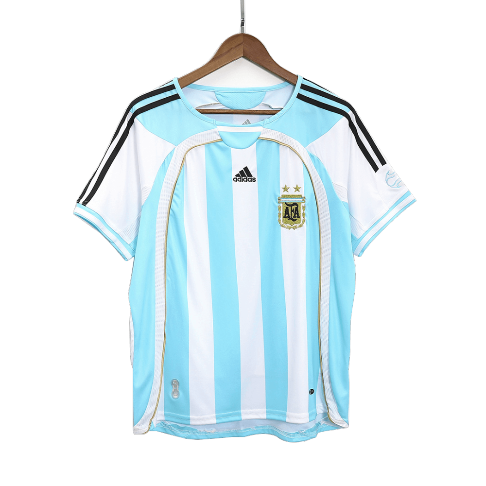 Retro Jersey Argentina Home World Cup 2006