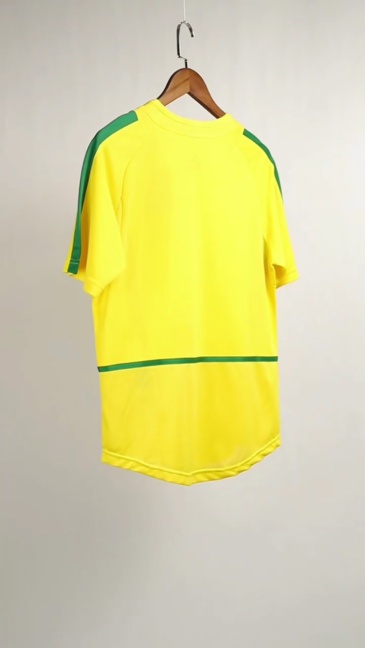 Retro Soccer Jersey Brazil Home 2002/03