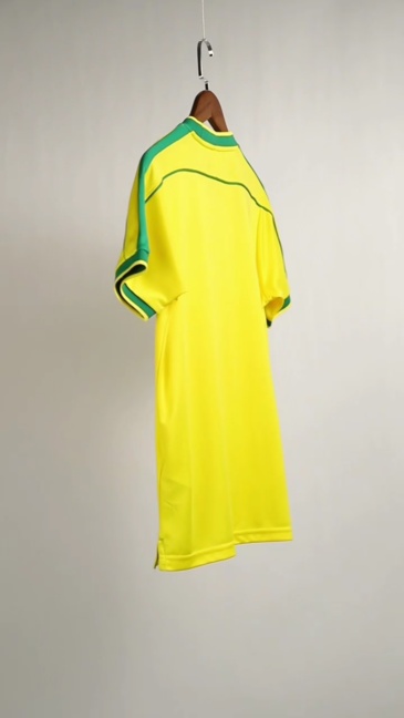 Retro Soccer Jersey Brazil Home 1998